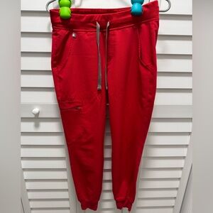 Women's Pop Red Zamora - Petite Jogger Scrub Pant